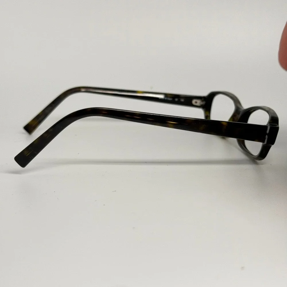 Donna Karan 8817 200 Dark Tortoise Shell Rectangular Eyeglass Frames Italy 135
